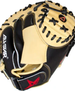 All-Star CM3100SBT Catchers Mitt Black/Tan 33.5 inch (Right Handed Throw)