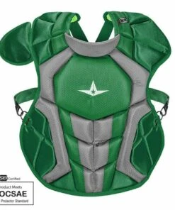 All-Star S7 Axis Chest Protector 12-16 - 15.5 Dark Green NOCSAE