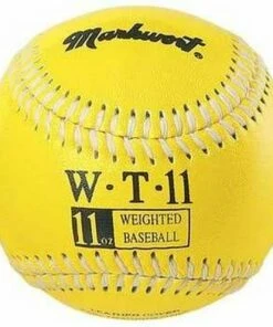 Markwort Weighted 9" Leather Covered Training Baseball (11 OZ)