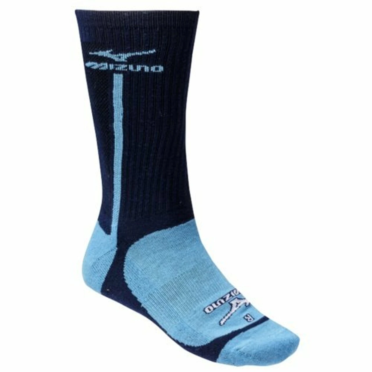 Mizuno Performance Highlighter Crew Sock (Black/Electric Green, Large) 4 Mizuno Performance Highlighter Crew Sock (Black/Electric Green, Large) - Image 4