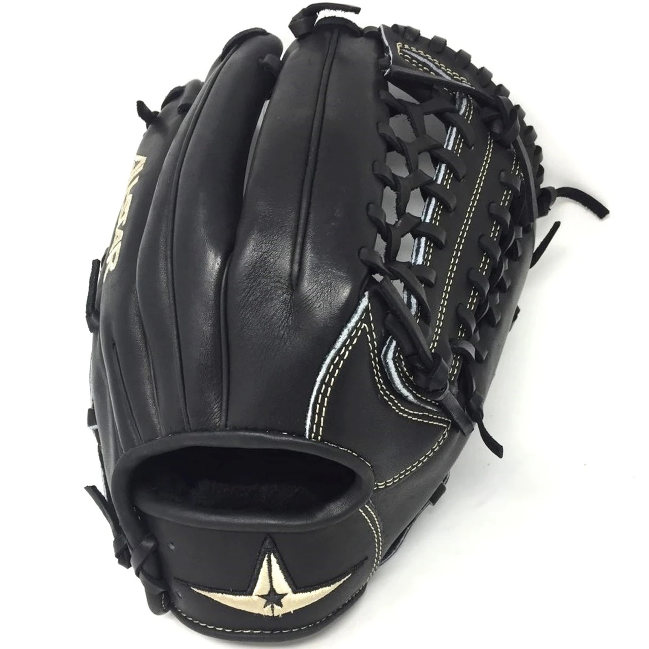 All-Star Pro Elite Black 11.75 Baseball Glove Modified Trap Right Hand Throw 4 All-Star Pro Elite Black 11.75 Baseball Glove Modified Trap Right Hand Throw - Image 4