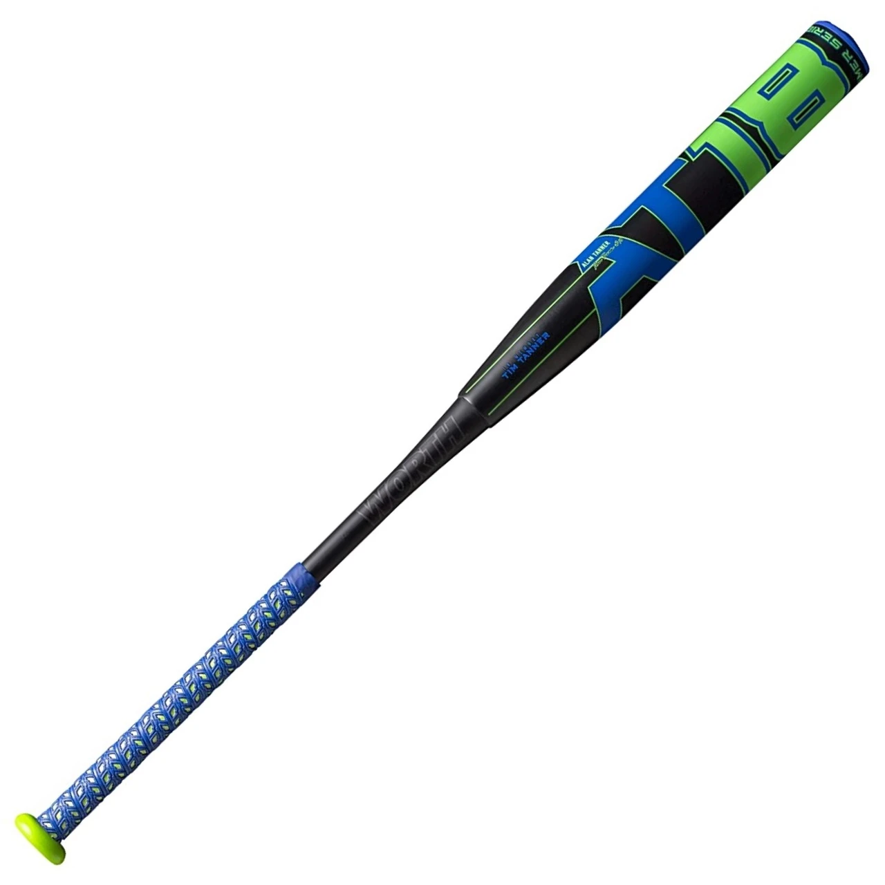 Worth AT18 Gamer Series Two-Piece XL 12.5 Barrel SSUSA Slowpitch Softball Bat 34 inch 27 oz 1 Worth AT18 Gamer Series Two-Piece XL 12.5 Barrel SSUSA Slowpitch Softball Bat 34 inch 27 oz