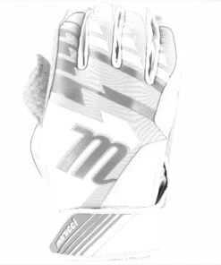 Marucci Tesoro Batting Gloves WhiteWhite Adult Small 1 Pair