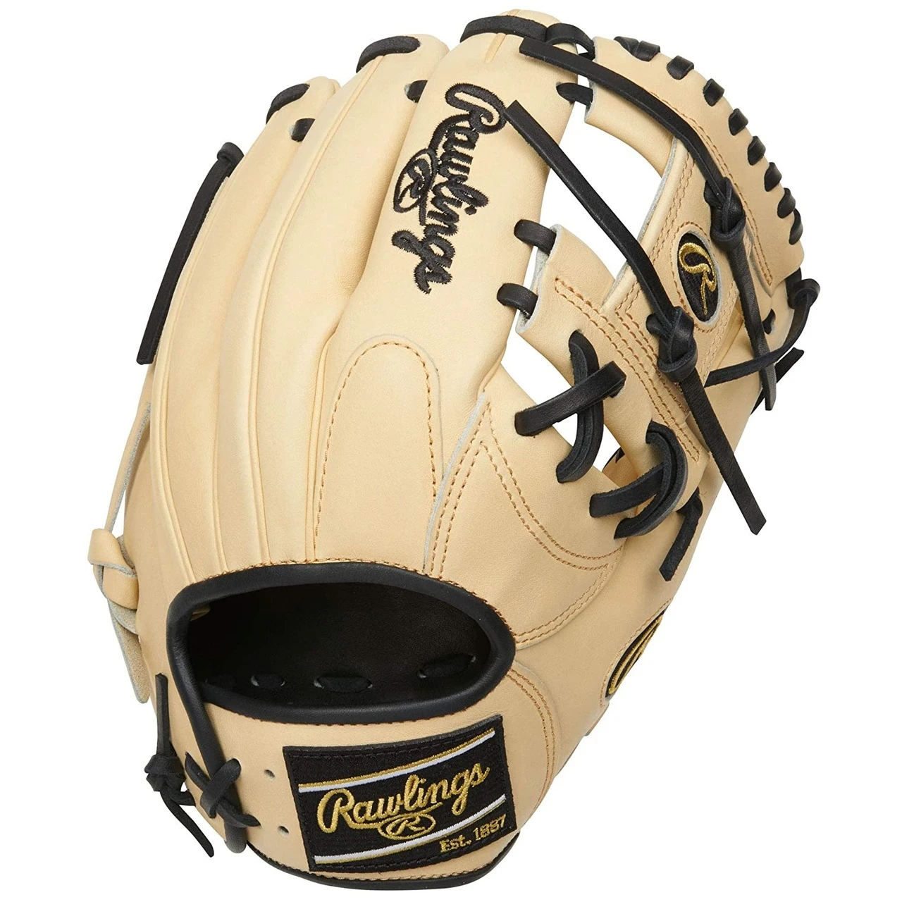 Rawlings Heart of The Hide Baseball Glove Camel Black I Web 11.5 inch Right Hand Throw 1 Rawlings Heart of The Hide Baseball Glove Camel Black I Web 11.5 inch Right Hand Throw