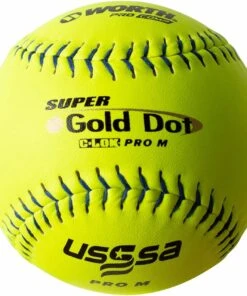 Worth 12 PRO COMP Super Gold DOT PRO M Softballs 1 Dozen