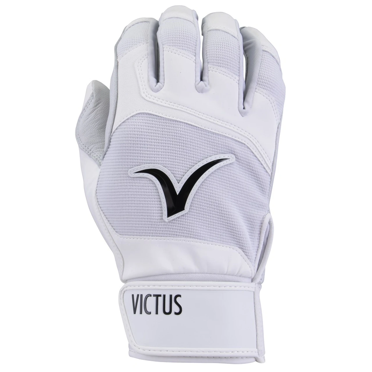 Victus Debut 2 Batting Gloves White White Adult Medium 1 Victus Debut 2 Batting Gloves White White Adult Medium