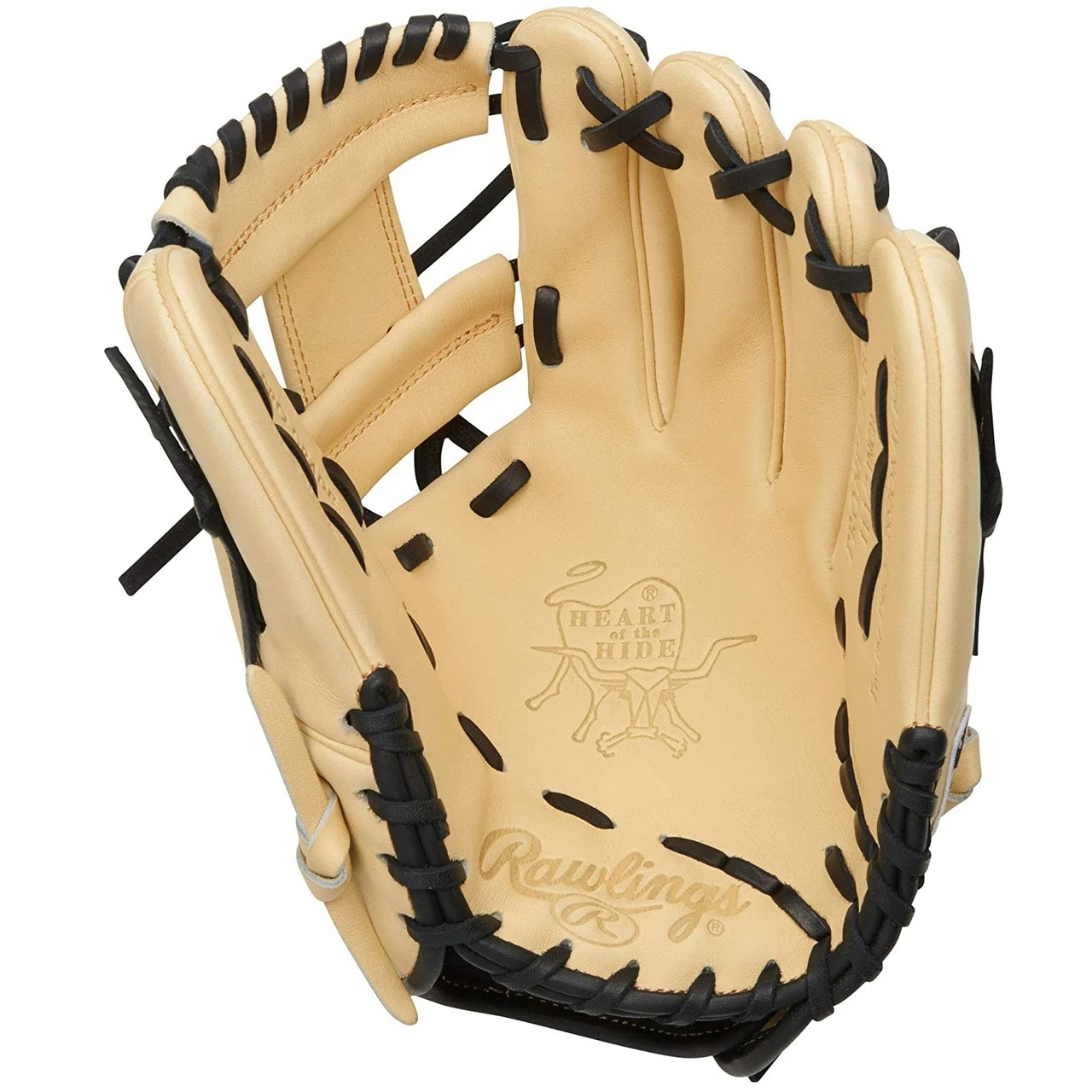 Rawlings Heart of The Hide Baseball Glove Camel Black I Web 11.5 inch Right Hand Throw 2 Rawlings Heart of The Hide Baseball Glove Camel Black I Web 11.5 inch Right Hand Throw - Image 2
