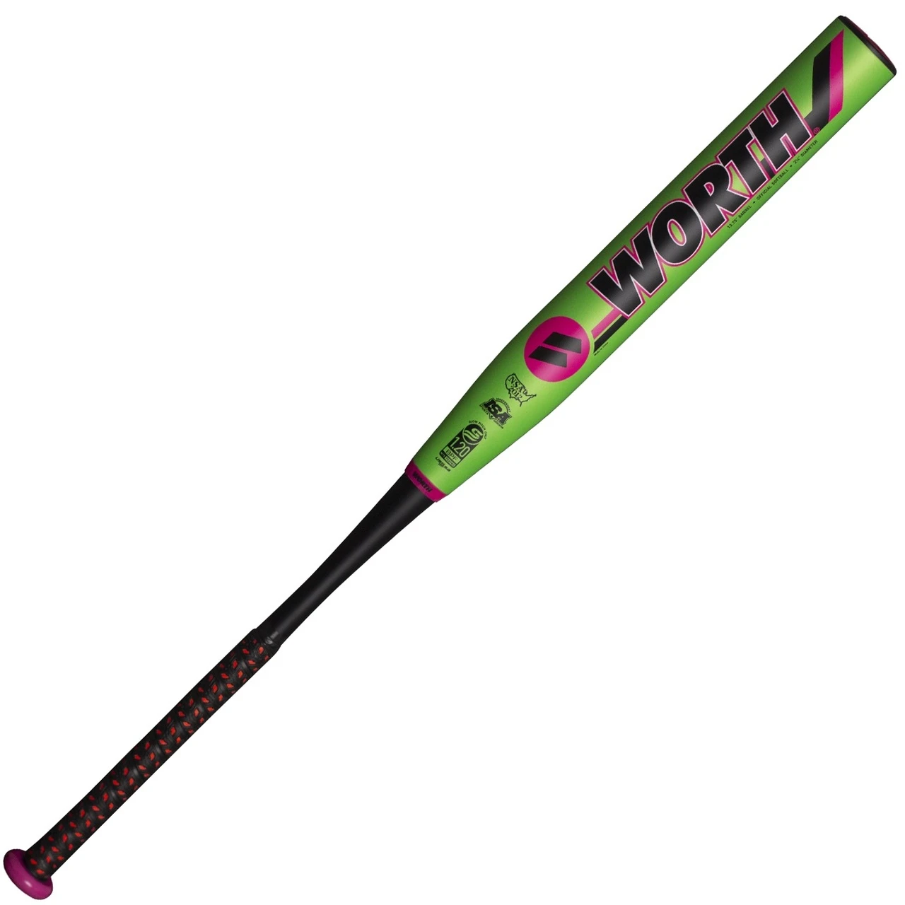 Worth Legit Watermelon XL 13.75 2PC USSSA Slowpitch Softball Bat 34 inch 25.5 oz WMLX21U 2 Worth Legit Watermelon XL 13.75 2PC USSSA Slowpitch Softball Bat 34 inch 25.5 oz WMLX21U - Image 2