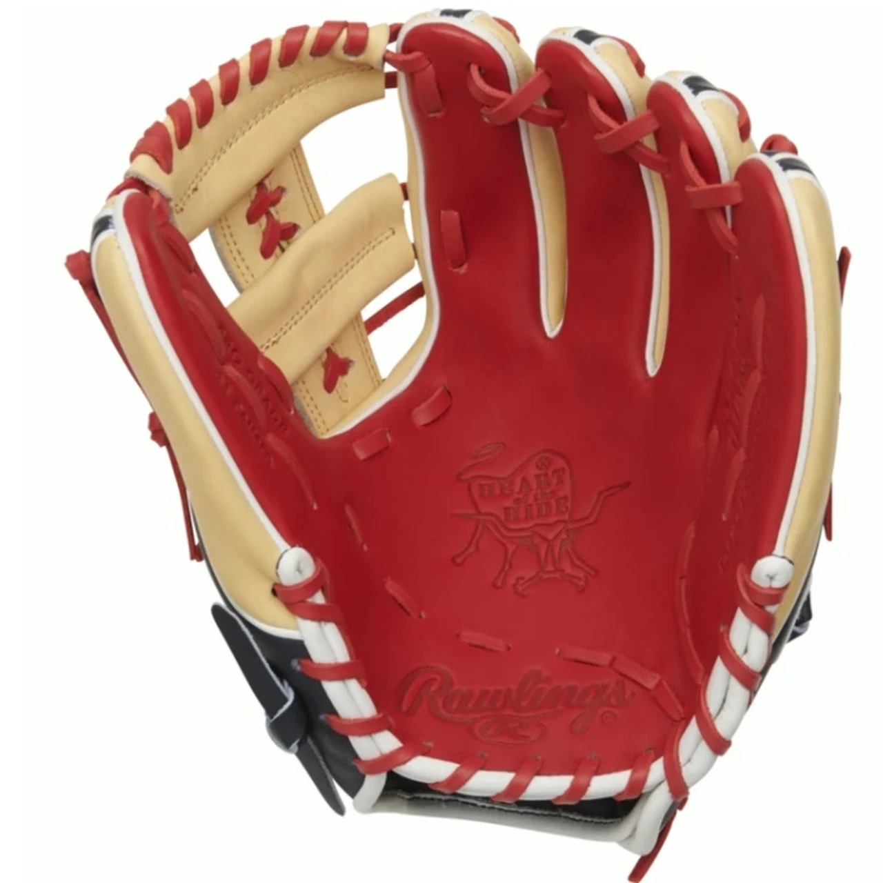 Rawlings Heart of The Hide Baseball Glove X-Laced Single Post Web 11.5 inch Right Hand Throw 2 Rawlings Heart of The Hide Baseball Glove X-Laced Single Post Web 11.5 inch Right Hand Throw - Image 2