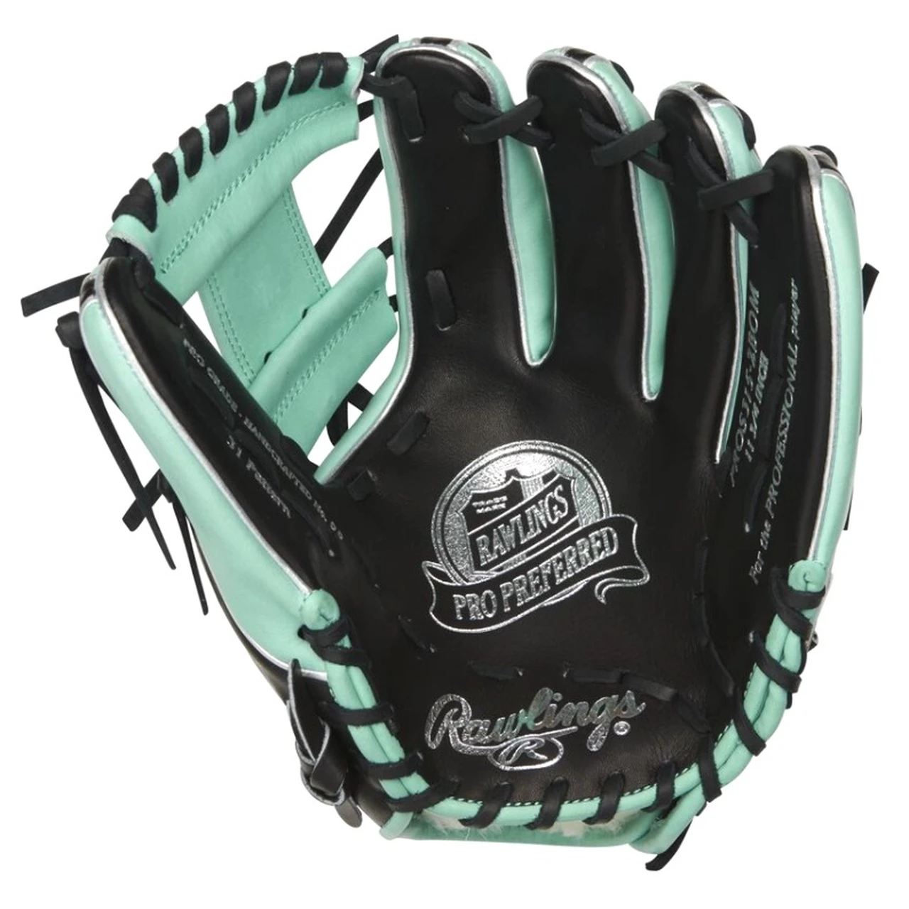 Rawlings Pro Preferred Baseball Glove Pro I Web 11.75 inch Right Hand Throw 2 Rawlings Pro Preferred Baseball Glove Pro I Web 11.75 inch Right Hand Throw - Image 2
