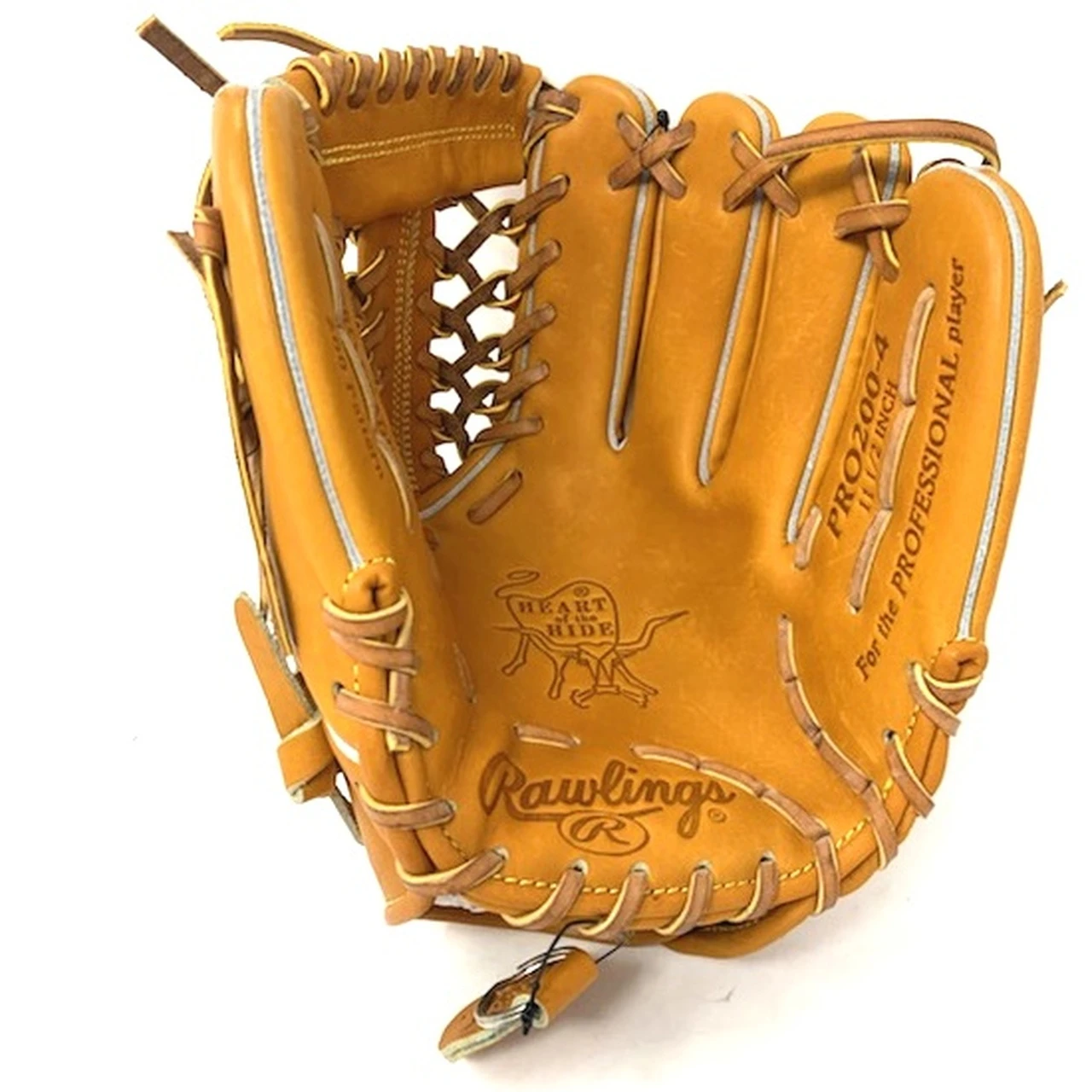 Rawlings Heart of Hide PR0200-4 Baseball Glove 11.5 Right Hand Throw 2 Rawlings Heart of Hide PR0200-4 Baseball Glove 11.5 Right Hand Throw - Image 2