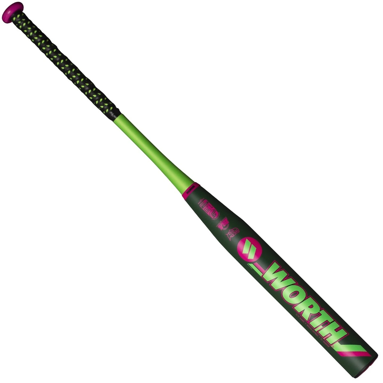 Worth Legit Watermelon XL 12.75 2PC USSSA Slowpitch Softball Bat 34 inch 25.5 oz WMLX21U 4 Worth Legit Watermelon XL 12.75 2PC USSSA Slowpitch Softball Bat 34 inch 25.5 oz WMLX21U - Image 4
