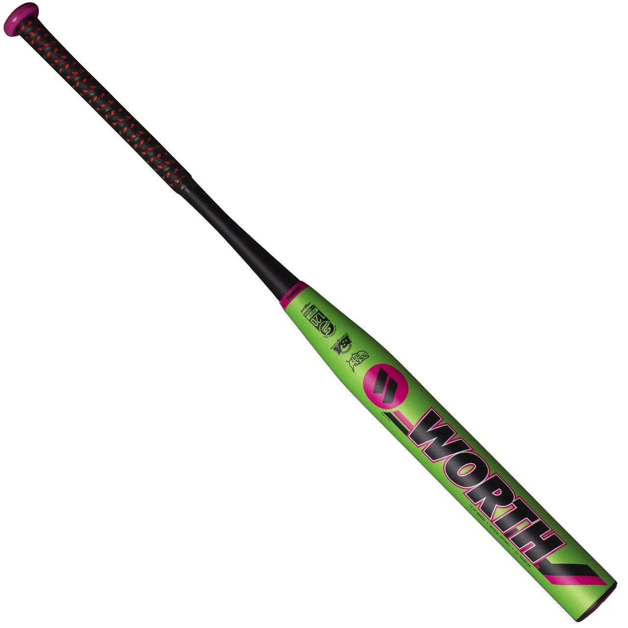 Worth Legit Watermelon XL 13.75 2PC USSSA Slowpitch Softball Bat 34 inch 25.5 oz WMLX21U 4 Worth Legit Watermelon XL 13.75 2PC USSSA Slowpitch Softball Bat 34 inch 25.5 oz WMLX21U - Image 4