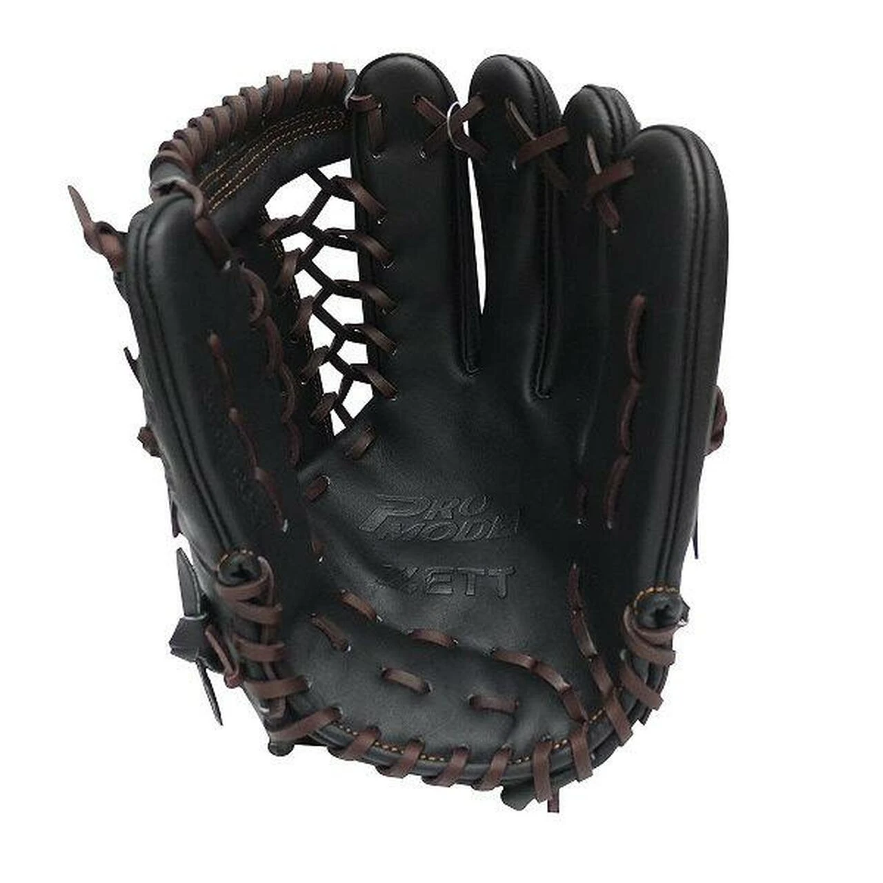 Zett Pro Series BPGT-3627 Baseball Glove Black 12.5 Right Hand Throw 2 Zett Pro Series BPGT-3627 Baseball Glove Black 12.5 Right Hand Throw - Image 2