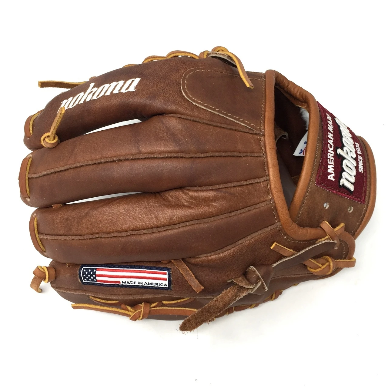 Nokona Walnut WB-1150M Baseball Glove 11.5 Modified Trap Right Handed Throw 8 Nokona Walnut WB-1150M Baseball Glove 11.5 Modified Trap Right Handed Throw - Image 8