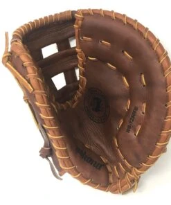 Nokona WB-1250H 12.5 H Web Walnut Baseball First Base Mitt (Right Handed Throw) -BASEBALL SHOP IMG 1528 58526.1644445681