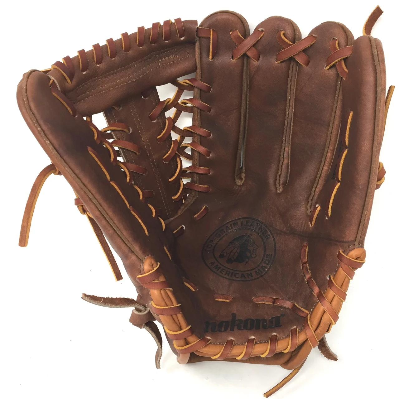 Nokona WB-1275M Walnut Baseball Glove 12.75 inch Right Handed Throw 6 Nokona WB-1275M Walnut Baseball Glove 12.75 inch Right Handed Throw - Image 6