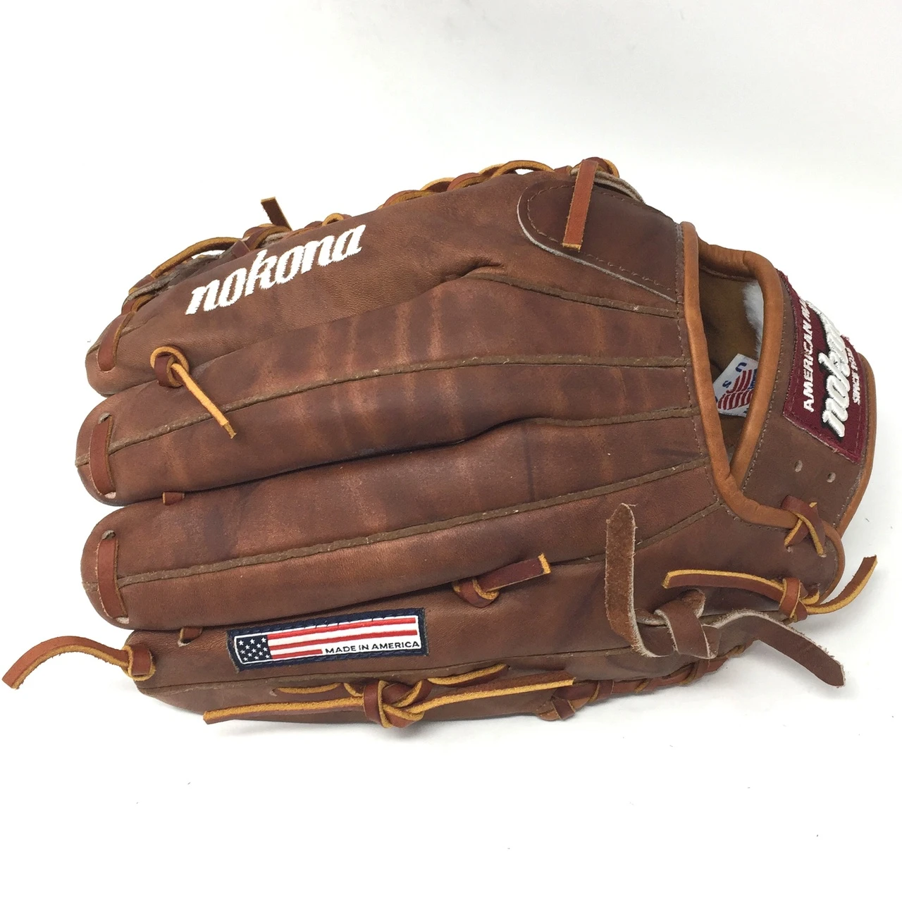 Nokona WB-1275M Walnut Baseball Glove 12.75 inch Right Handed Throw 10 Nokona WB-1275M Walnut Baseball Glove 12.75 inch Right Handed Throw - Image 10