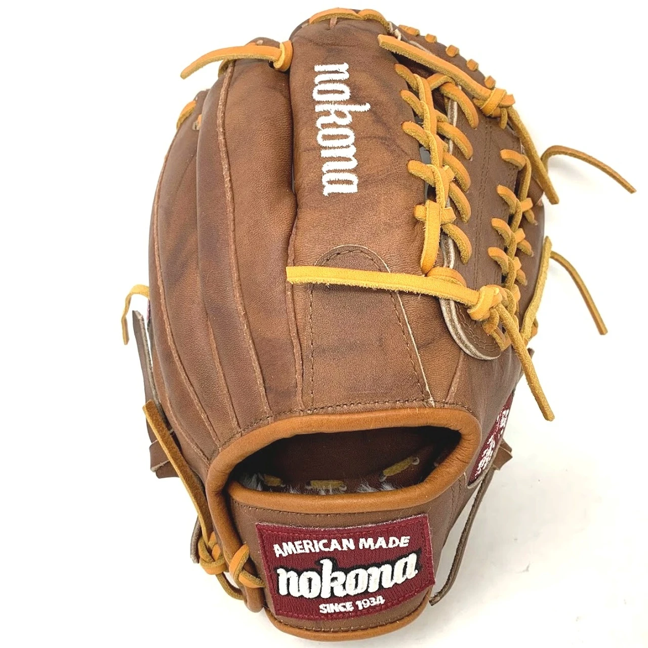 Nokona Walnut WB-1150M Baseball Glove 11.5 Modified Trap Right Handed Throw 3 Nokona Walnut WB-1150M Baseball Glove 11.5 Modified Trap Right Handed Throw - Image 3