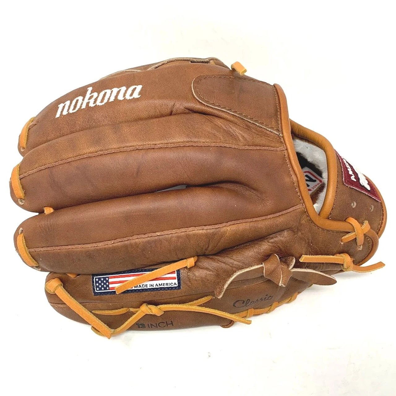 Nokona Walnut WB-1300C Baseball Glove 13 inch Right Hand Throw 4 Nokona Walnut WB-1300C Baseball Glove 13 inch Right Hand Throw - Image 4