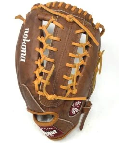 Nokona WB-1275M Walnut Baseball Glove 12.75 inch Right Handed Throw 13 Nokona WB-1275M Walnut Baseball Glove 12.75 inch Right Handed Throw -BASEBALL SHOP IMG 4272 51318.1639010601