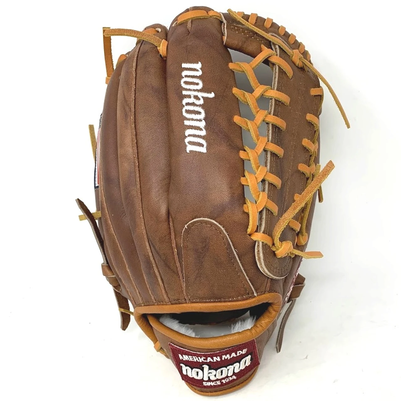 Nokona WB-1275M Walnut Baseball Glove 12.75 inch Right Handed Throw 2 Nokona WB-1275M Walnut Baseball Glove 12.75 inch Right Handed Throw - Image 2