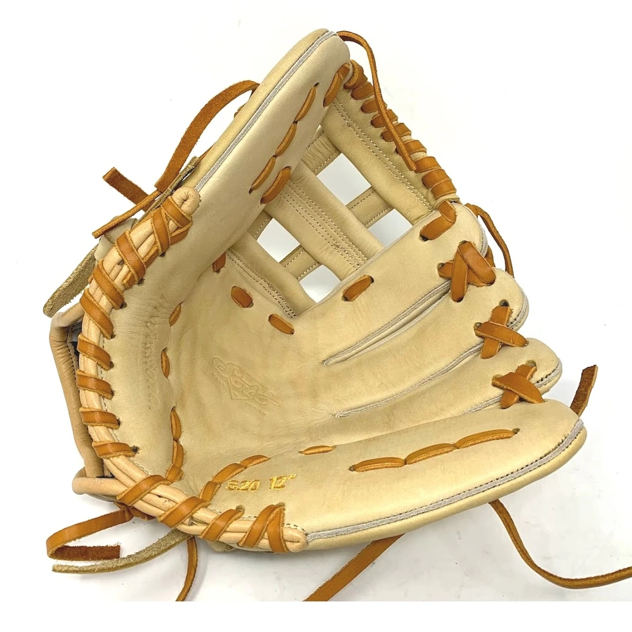 Soto Camel 12 Inch H Web Baseball Glove Right Hand Throw 5 Soto Camel 12 Inch H Web Baseball Glove Right Hand Throw - Image 5