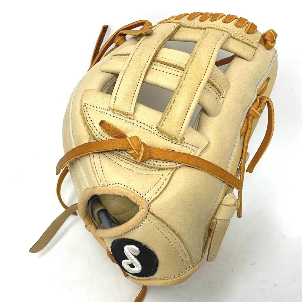 Soto Camel 12 Inch H Web Baseball Glove Right Hand Throw 6 Soto Camel 12 Inch H Web Baseball Glove Right Hand Throw - Image 6