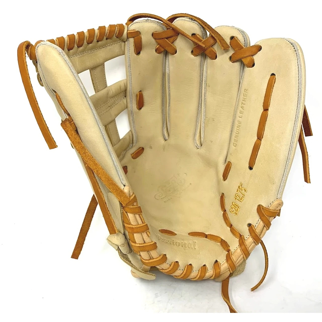 Soto Camel 12.75 H Web Baseball Glove Right Hand Throw 3 Soto Camel 12.75 H Web Baseball Glove Right Hand Throw - Image 3