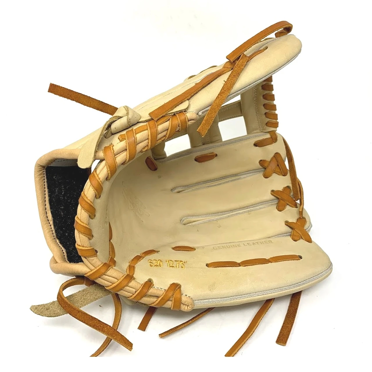 Soto Camel 12.75 H Web Baseball Glove Right Hand Throw 6 Soto Camel 12.75 H Web Baseball Glove Right Hand Throw - Image 6