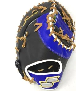 SSK Taiwan Silver Series 13 Inch Baseball First Base Mitt Black Royal Right Hand Throw 7 SSK Taiwan Silver Series 13 Inch Baseball First Base Mitt Black Royal Right Hand Throw -BASEBALL SHOP IMG 4651 22232.1643670170
