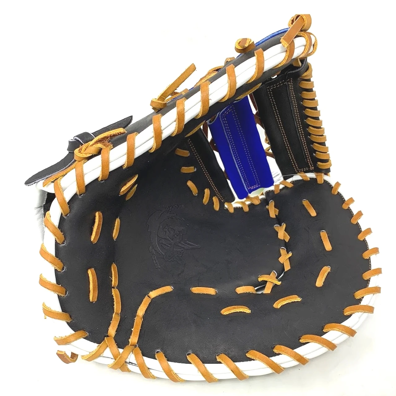 SSK Taiwan Silver Series 13 Inch Baseball First Base Mitt Black Royal Right Hand Throw 2 SSK Taiwan Silver Series 13 Inch Baseball First Base Mitt Black Royal Right Hand Throw - Image 2