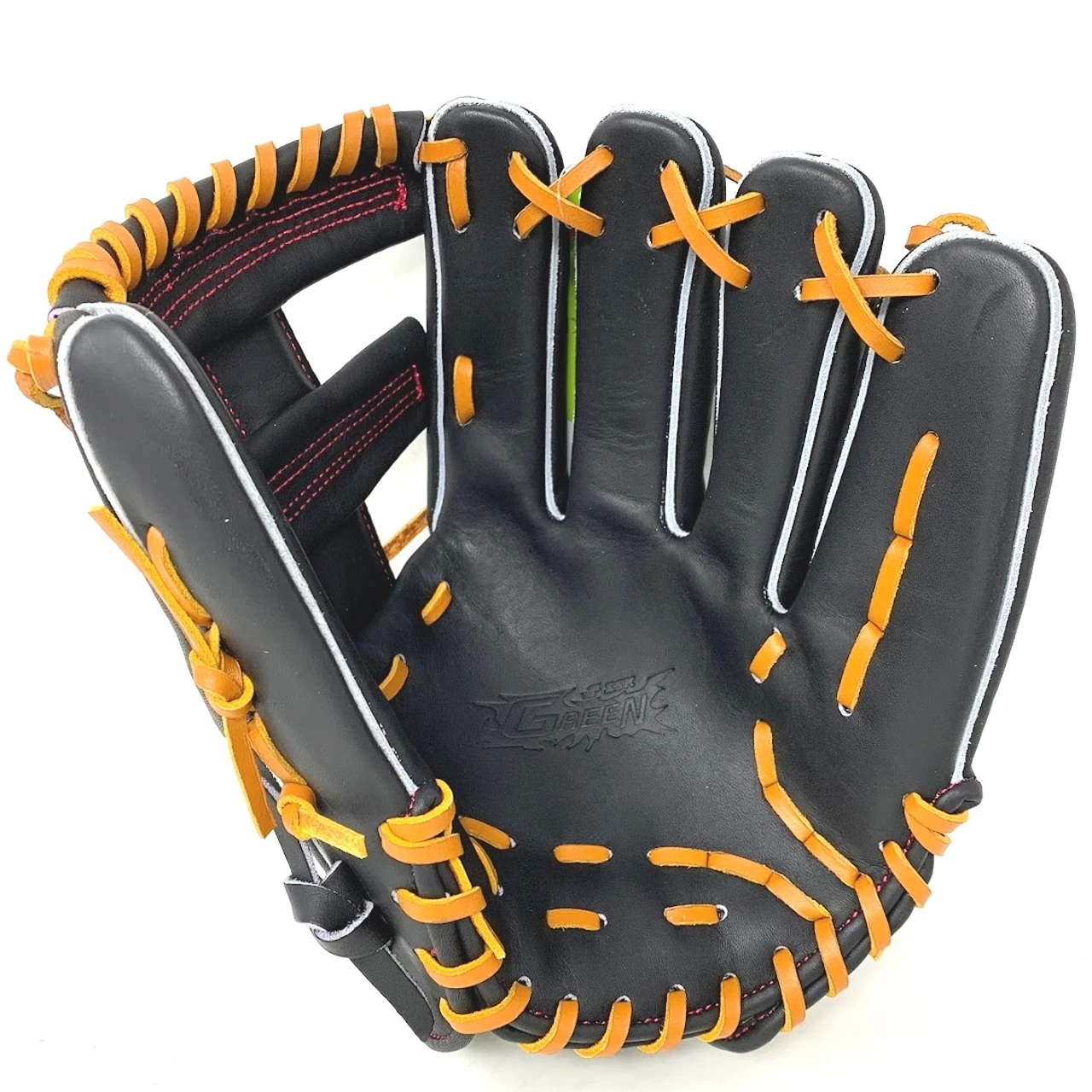 SSK Taiwan Green Series 12 Inch 3922A Baseball Glove Black Right Hand Throw 6 SSK Taiwan Green Series 12 Inch 3922A Baseball Glove Black Right Hand Throw - Image 6