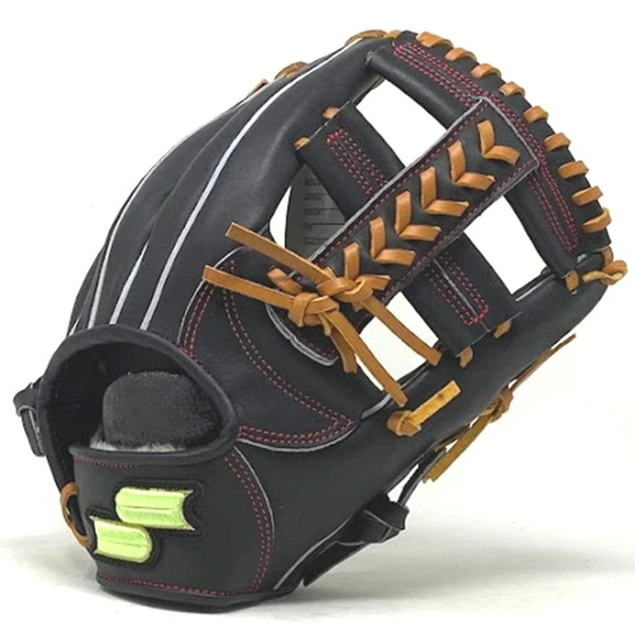 SSK Taiwan Green Series 12 Inch 3922A Baseball Glove Black Right Hand Throw 1 SSK Taiwan Green Series 12 Inch 3922A Baseball Glove Black Right Hand Throw