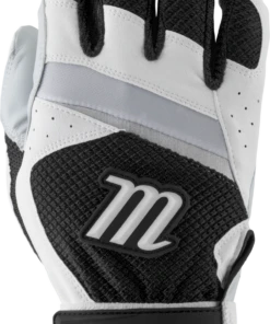 Marucci Code Adult Batting Gloves 1 Pair White Black Adult Medium