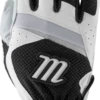 Marucci Code Adult Batting Gloves 1 Pair White Black Adult X Large