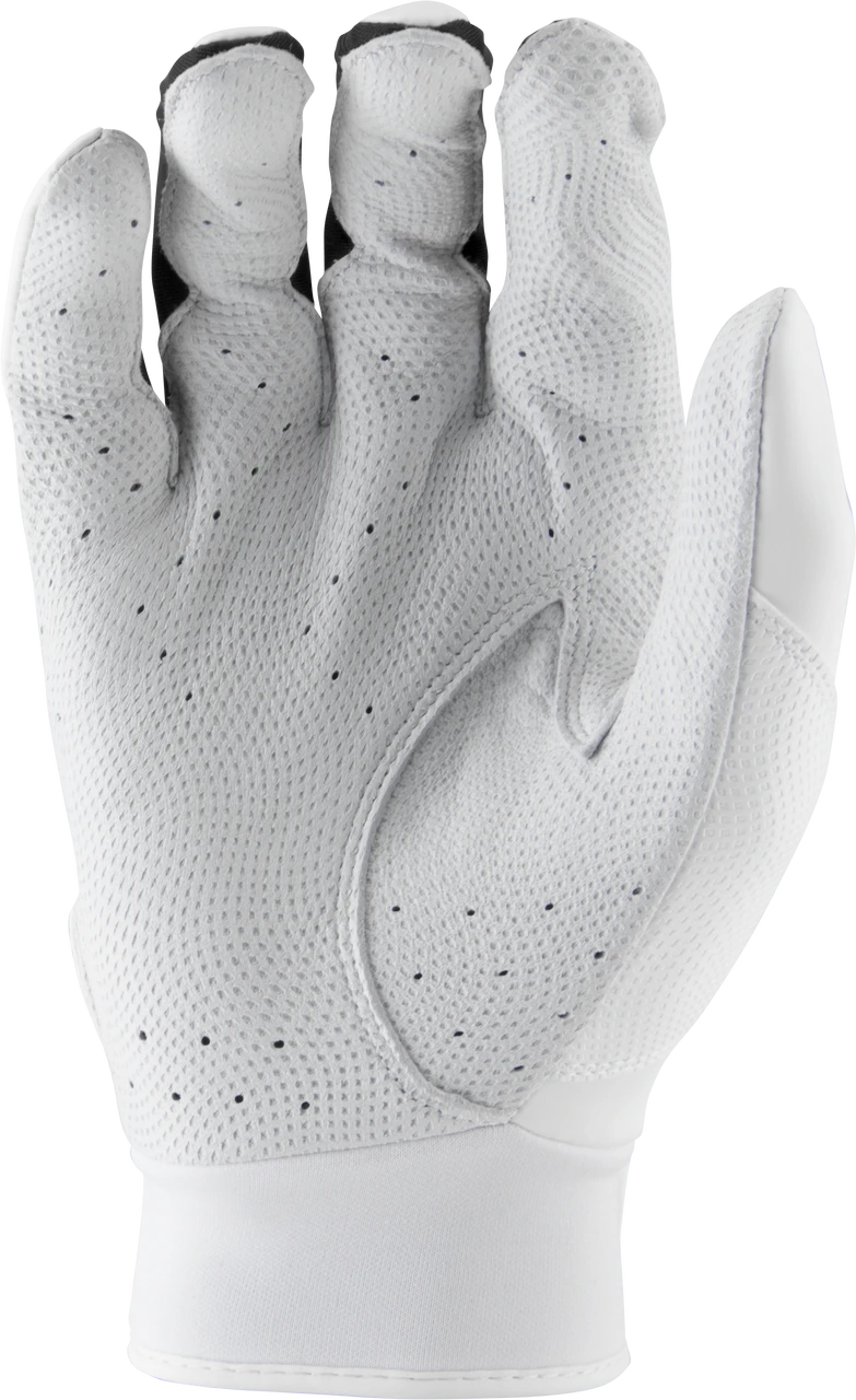 Marucci Signature Batting Gloves MBGSGN2 1 Pair White Black Adult Small 2 Marucci Signature Batting Gloves MBGSGN2 1 Pair White Black Adult Small - Image 2