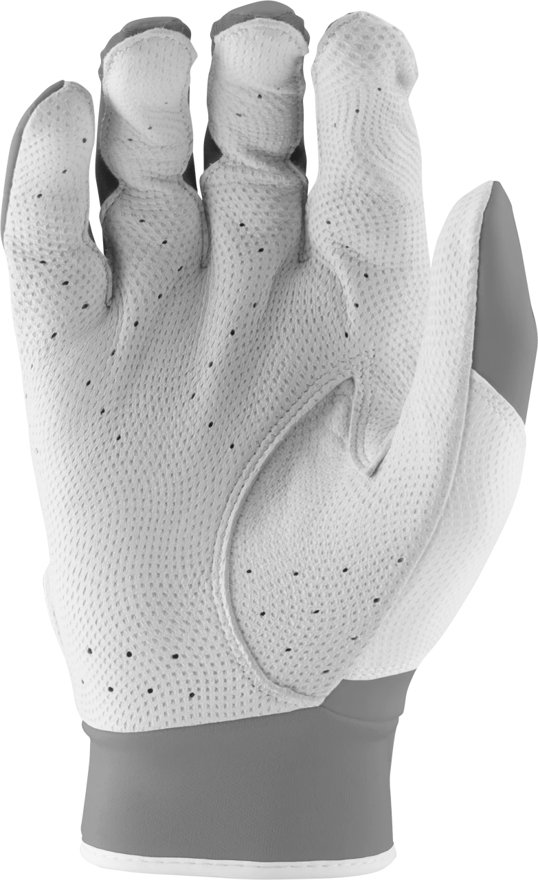 Marucci Signature Batting Gloves MBGSGN2 1 Pair White Grey Adult Large 2 Marucci Signature Batting Gloves MBGSGN2 1 Pair White Grey Adult Large - Image 2