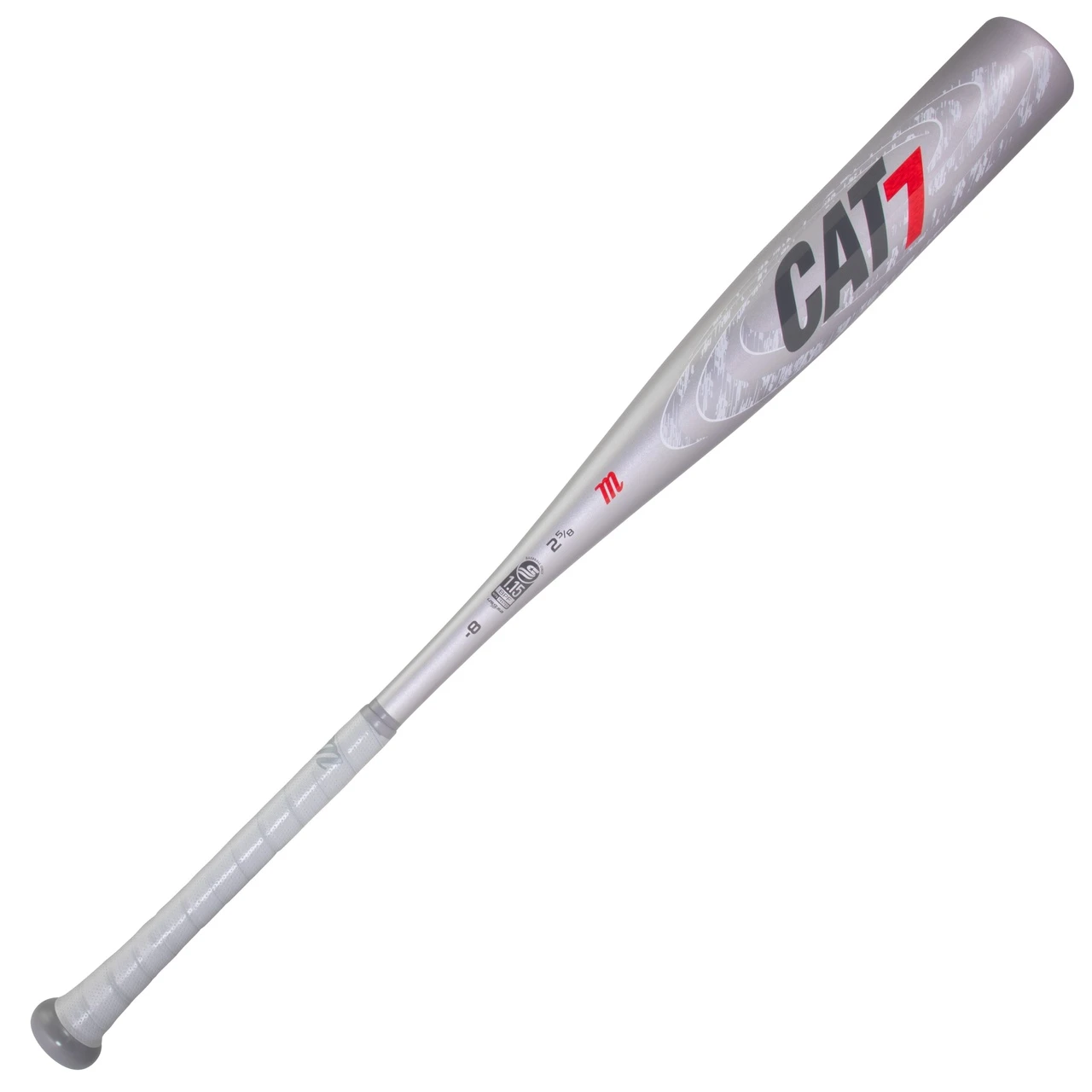 Marucci CAT7 Silver -8 Baseball Bat 30 inch 22 oz 1 Marucci CAT7 Silver -8 Baseball Bat 30 inch 22 oz