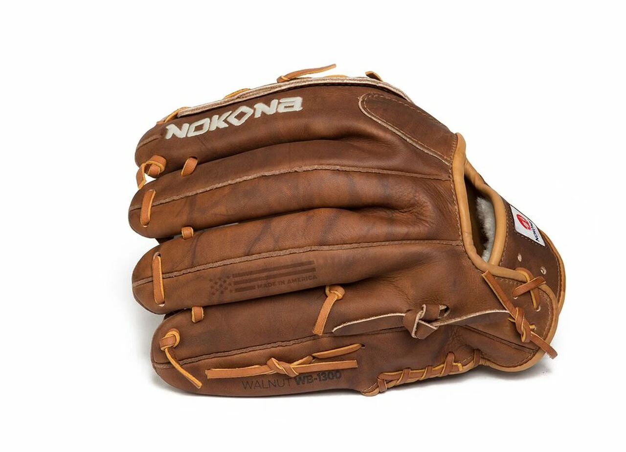Nokona Walnut WB-1300C Baseball Glove 13 inch Right Hand Throw 7 Nokona Walnut WB-1300C Baseball Glove 13 inch Right Hand Throw - Image 7